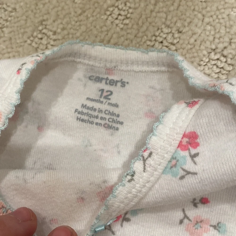 Carters baby floral onesie